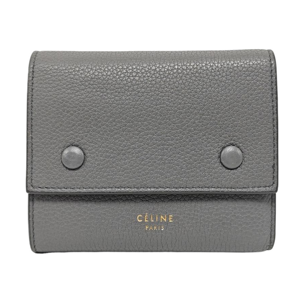 BIKER Calfskin Gray Wallet