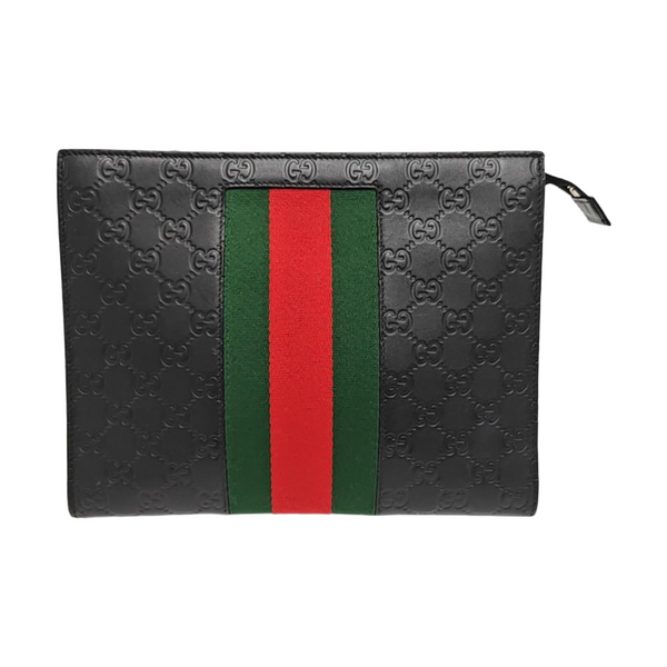 Signature Monogram Calfskin Black