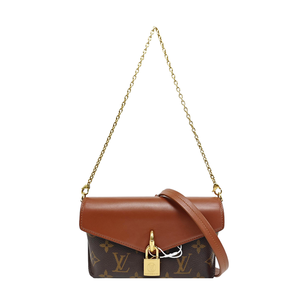 PADLOCK Monogram Coated Canvas Brown