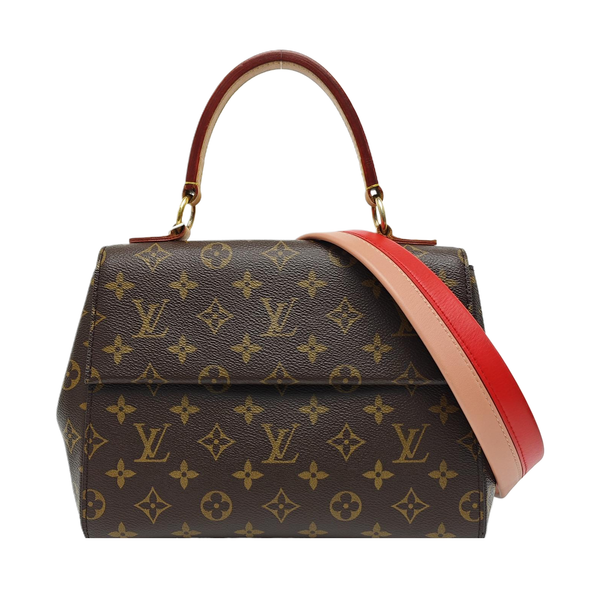 CLUNY Monogram Coated Canvas Brown