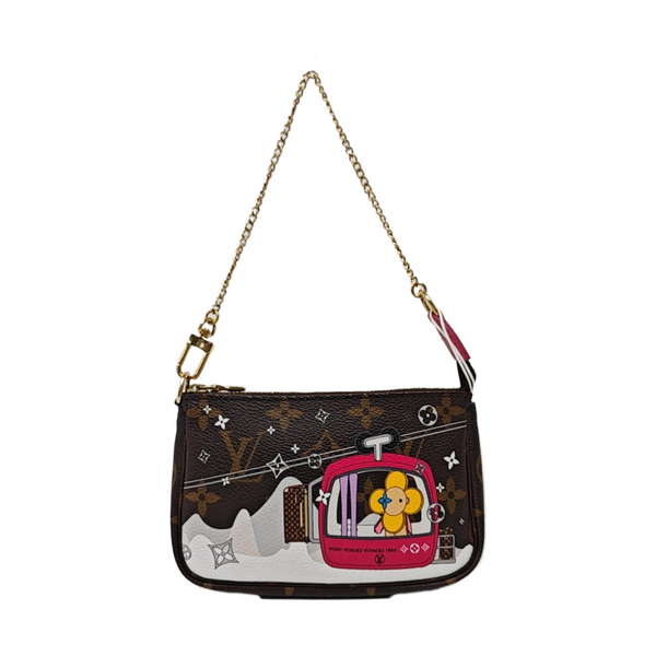 ACCESSOIRES Mini Monogram Coated Canvas Brown