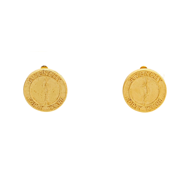 Metal Gold Clip On Earrings