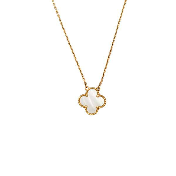 Vintage Alhambra 18k Gold Necklace