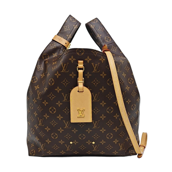 ATLANTIS Monogram Coated Canvas Brown