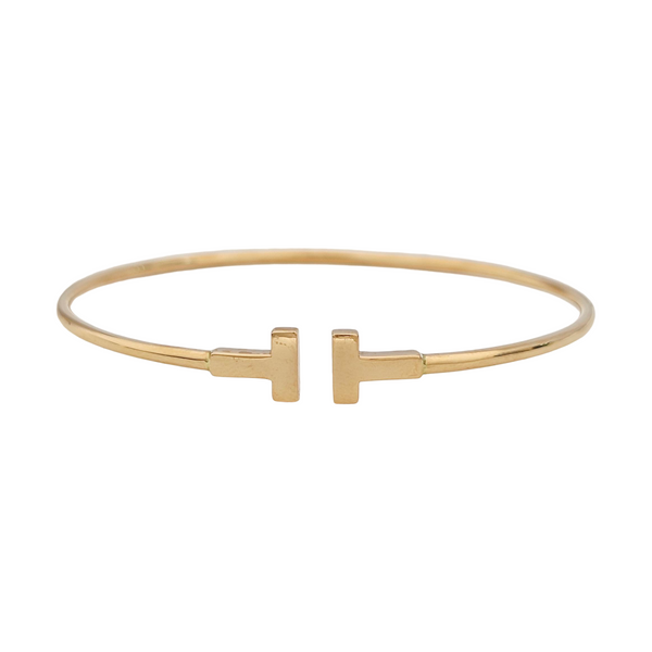 Tiffany T 18k Rose Gold Bangle