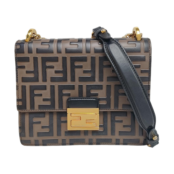 Kan U Small Calfskin Brown