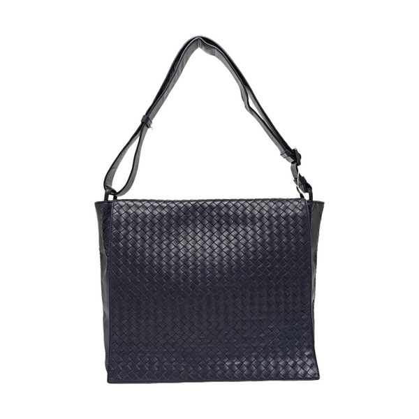 Calfskin Shoulder Bag Blue