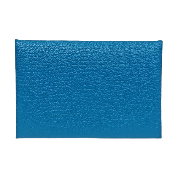 Calvi Chèvre Mysore Blue Card Holder