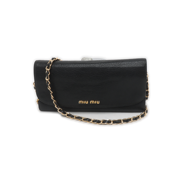 Calfskin Black Wallet