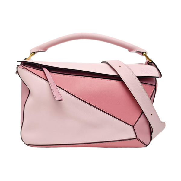 Puzzle Medium Calfskin Pink