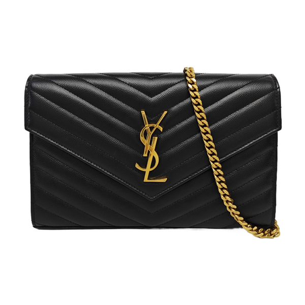 MONOGRAM Medium Quilted Calfskin Black