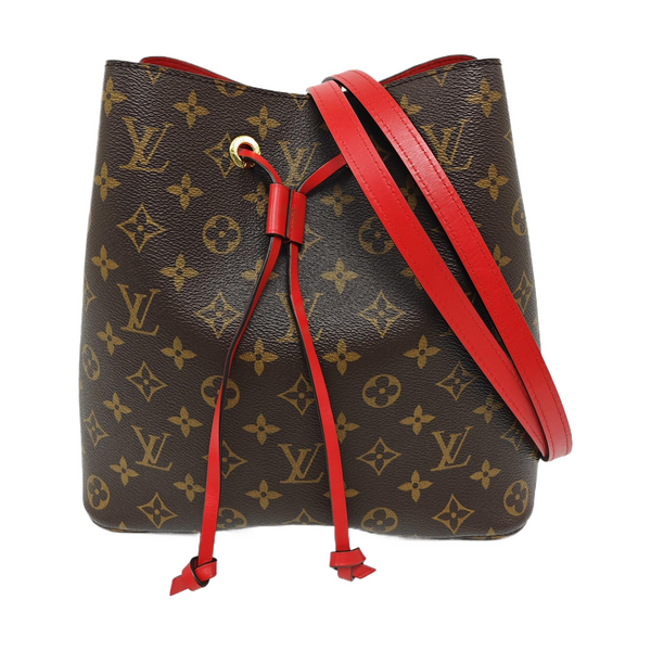 Authenticated pre-owned NÉONOÉ MM Monogram Coated Canvas Brown - Bucket Bag at Looply