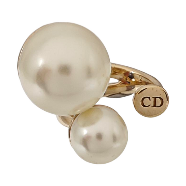 Metal Scarf Ring White