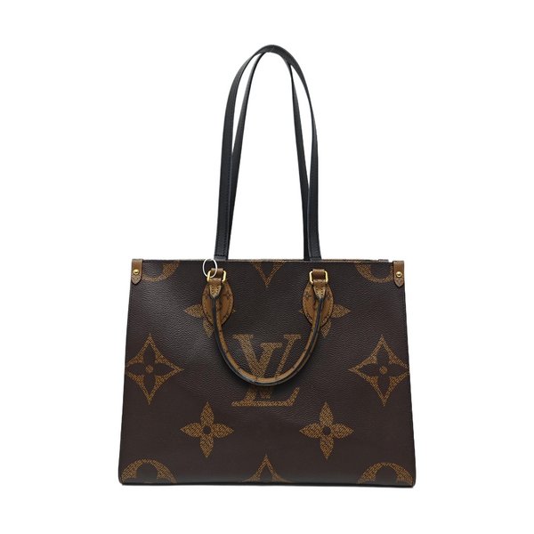 ONTHEGO MM Monogram Coated Canvas Brown