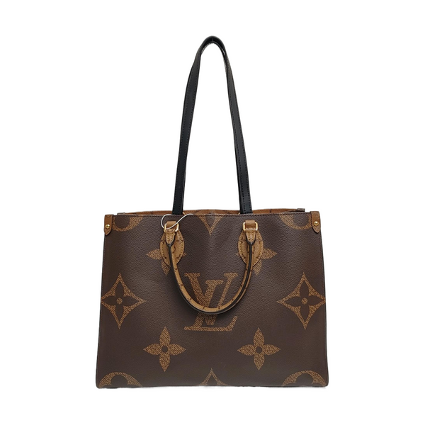 ONTHEGO MM Monogram Coated Canvas Brown
