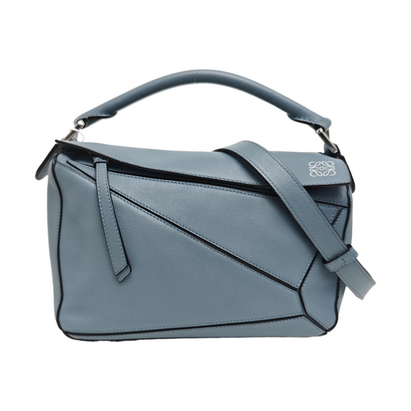 Puzzle Small Calfskin Blue