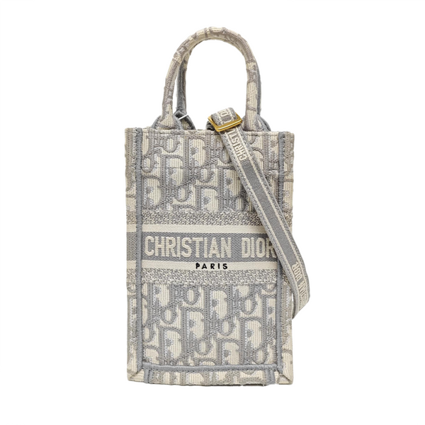 Book Tote Mini Canvas Gray