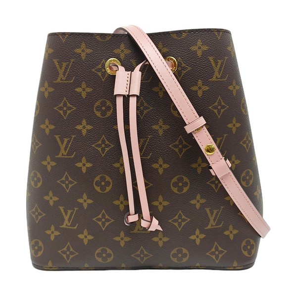 NÉONOÉ MM Monogram Coated Canvas Brown