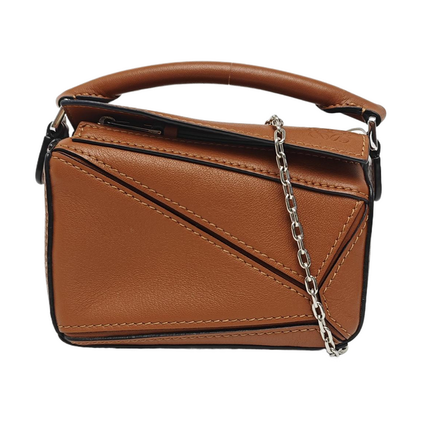 Puzzle Nano Calfskin Brown