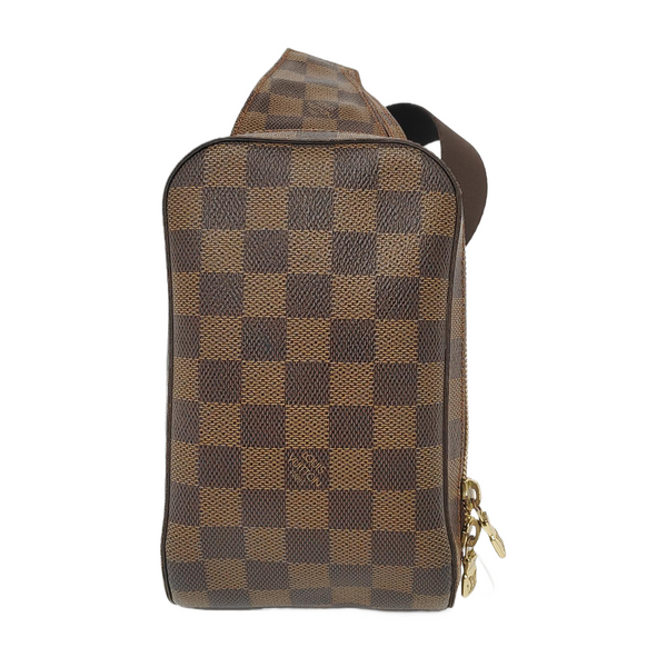GÉRONIMOS Damier Ebene Coated Canvas Brown