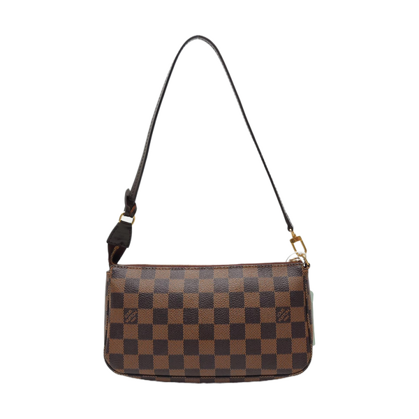 ACCESSOIRES Damier Ebene Coated Canvas Brown