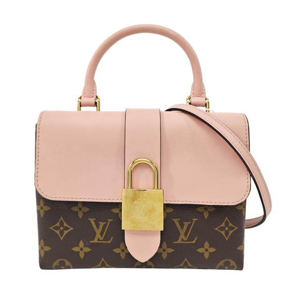 LOCKY BB Monogram Coated Canvas Pink