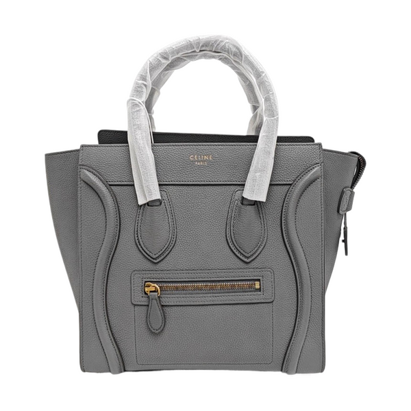 LUGGAGE Micro Calfskin Gray
