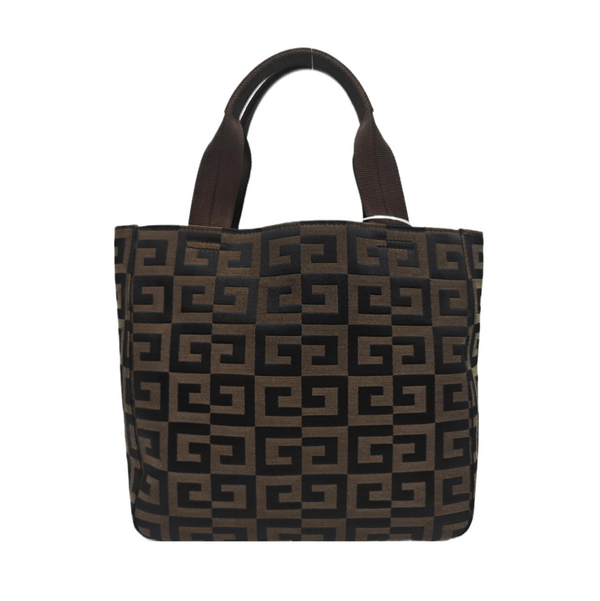 Fabric Tote Bag Brown