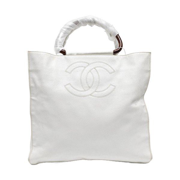 Quilted Leather White