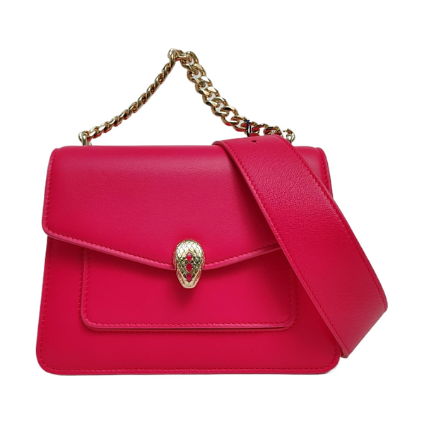 SERPENTI FOREVER Small Calfskin Pink