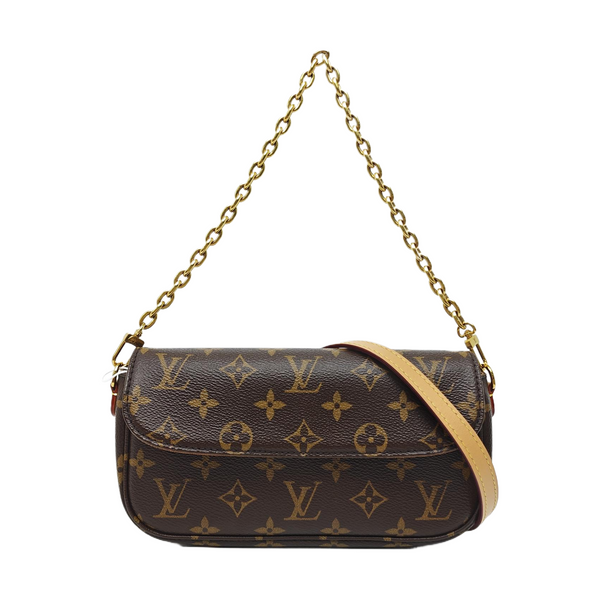 IVY Monogram Coated Canvas Brown
