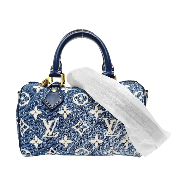 SPEEDY Nano Monogram Denim Blue