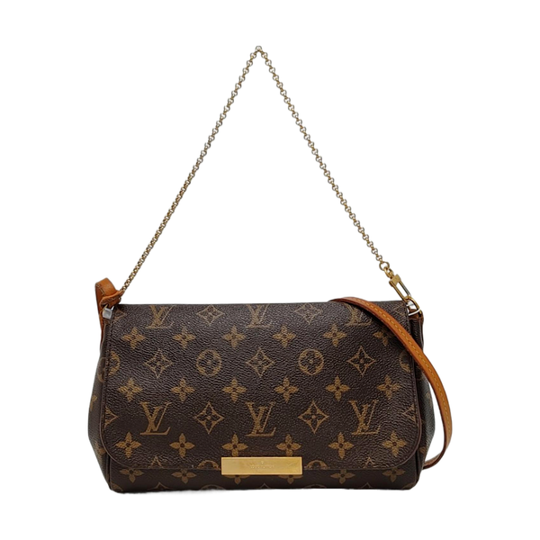 FAVORITE MM Monogram Coated Canvas Brown