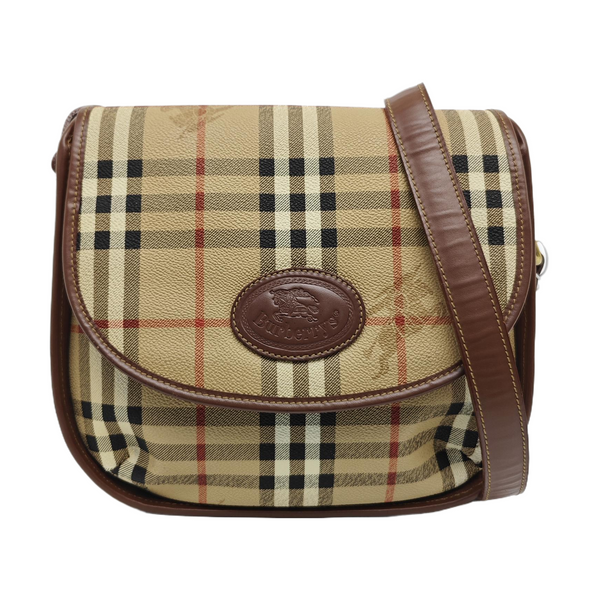 Coated Canvas Shoulder Bag Multicolor