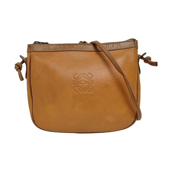 T Pouch Leather Brown