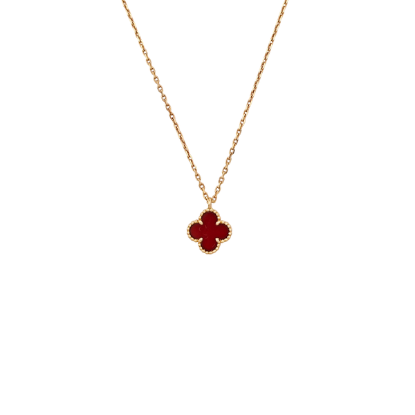 Sweet Alhambra 18k Rose Gold Necklace