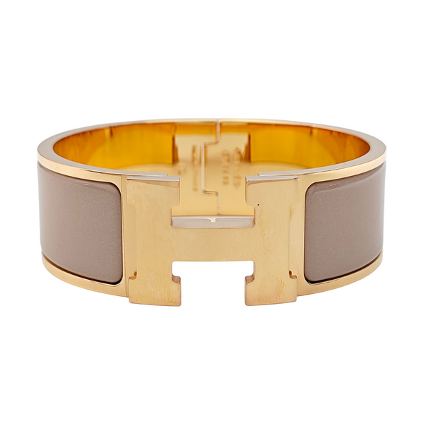 Clic Clac H Metal Rose Gold Bangle