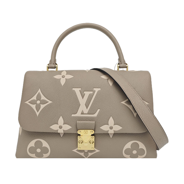 MADELEINE Monogram Calfskin Gray