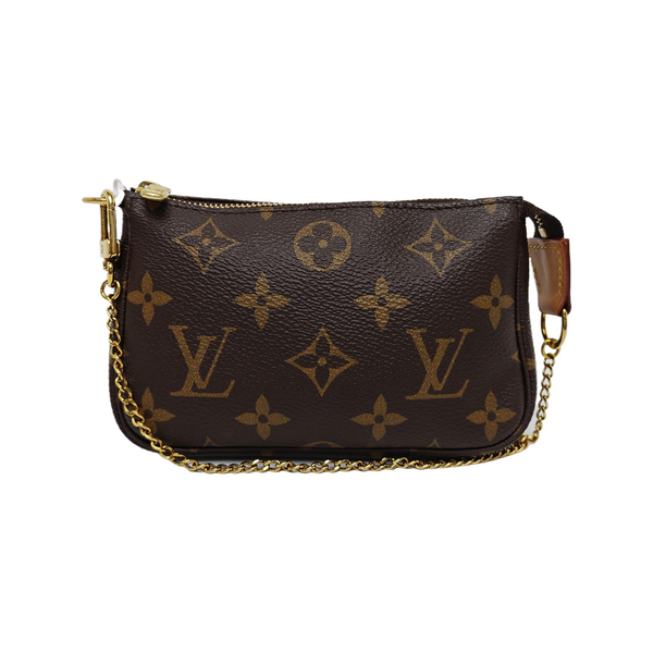 ACCESSOIRES Mini Monogram Coated Canvas Brown
