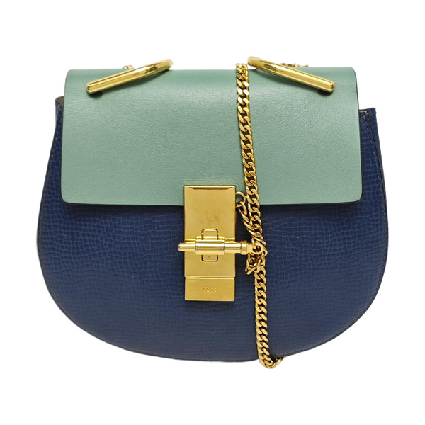 Drew Small Calfskin Blue