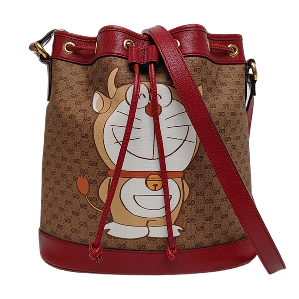 Doraemon X Gucci Small Monogram Coated Canvas Multicolor