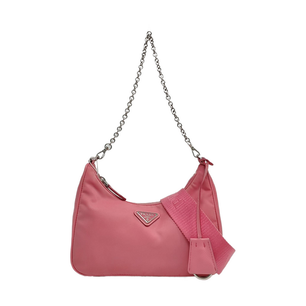 Authenticated pre-owned Re-Edition2000 Mini Nylon Pink - Shoulder Bag at Looply