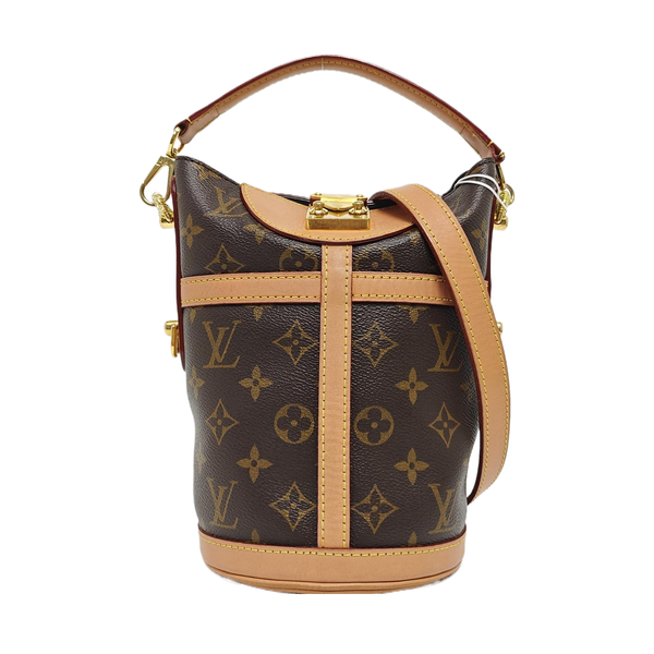DUFFLE Monogram Coated Canvas Brown