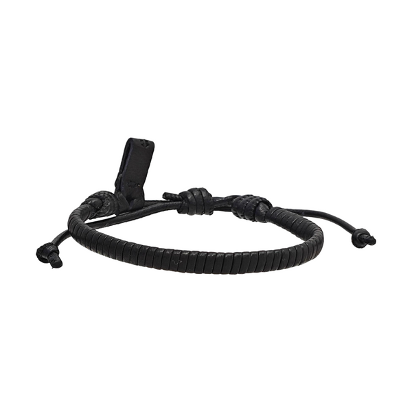 Leather Black Bracelet