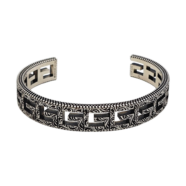 Double G 925 Sterling Silver Bangle