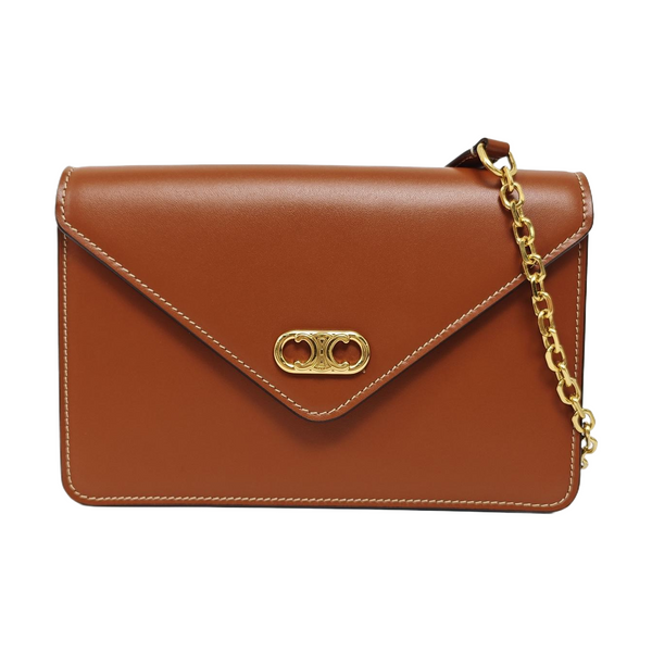 TRIOMPHE Small Calfskin Brown