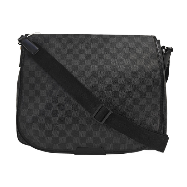 DANIEL Damier Graphite Coated Canvas Gray