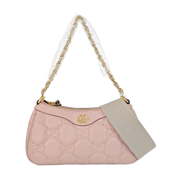 GG Matelassé Quilted Calfskin Pink