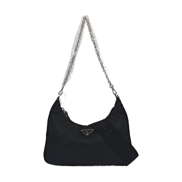 Authenticated pre-owned Re-Edition2005 Nylon Black - Shoulder Bag at Looply