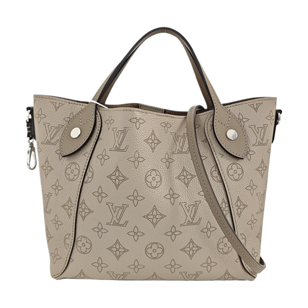 HINA PM Monogram Calfskin Gray
